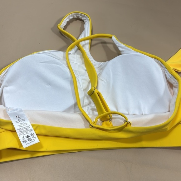 Yellow One-Shoulder Bikini Set​​​ - Picture 8 of 9